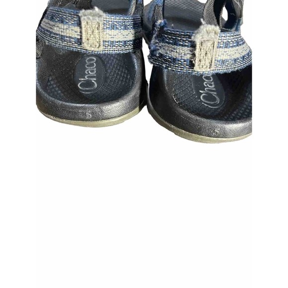Chaco Z1 Ecotread Sandals Kid's Youth Black Blue Z Strap J180193 Size 5 - Picture 6 of 8